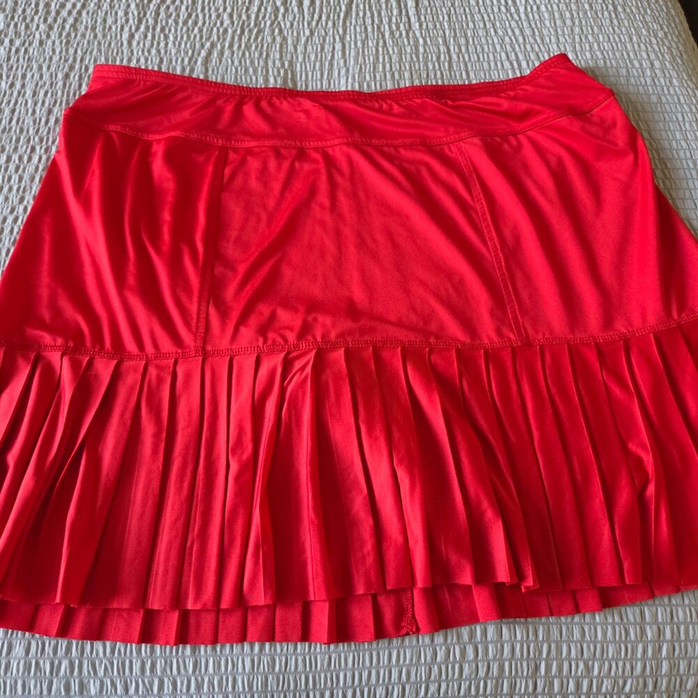 JoFit- Womens Long Knife Pleat Skort